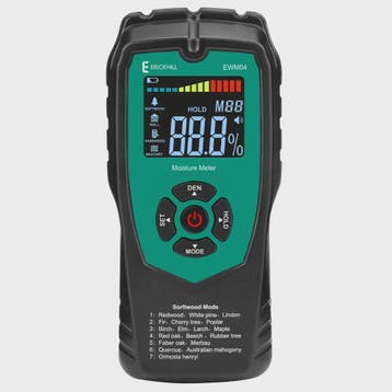 ERICKHILL EWM04 Vochtmeter Hout en Muur - Non-invasieve Digi, Verzenden, Nieuw