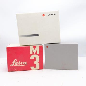 Leica cameradozen (leeg, 3 stuks) (9029) Camera-accessoires