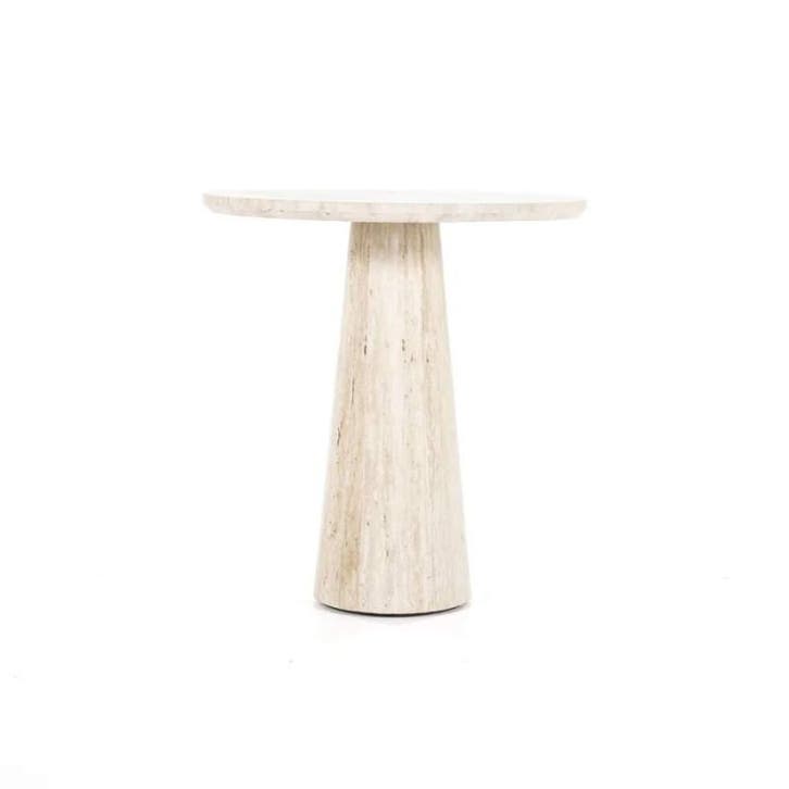 Eettafel Aime - 70cm - Beige - 95740 - eettafel, Huis en Inrichting, Tafels | Eettafels, Nieuw, Overige materialen, Overige vormen