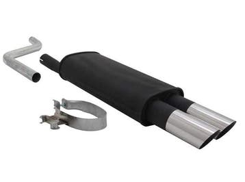 Novus sportuitlaat Vw Polo 2, Polo 3 2x76mm MS-Design, Verzenden, Nieuw
