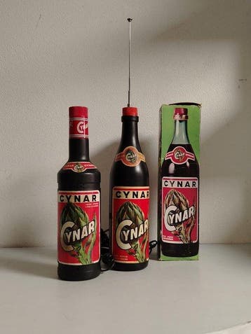 Cynar - Radio /Telefono Bottiglia - 1980s - Vintage -