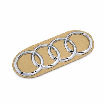 Audi A3 (8V) logo - chroom, Ophalen of Verzenden, Nieuw, Audi