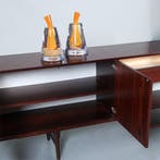 Vintage Dressoir door Fristho in palissander met grote bar, Antiek en Kunst, Ophalen of Verzenden