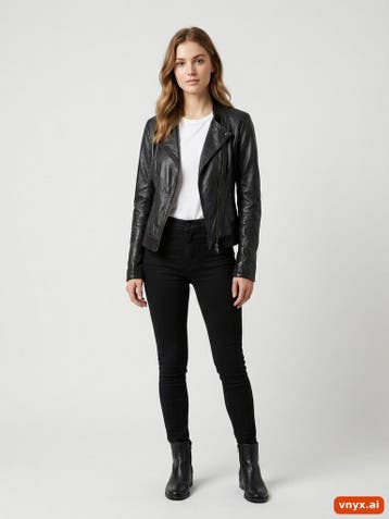 Arma Collection Leren jassen Dames maat M Zwart Vintage, Ophalen of Verzenden, Nieuw