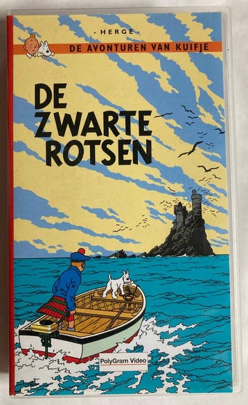 DE AVONTUREN VAN KUIFJE DE ZWARTE ROTSEN (VHS), Verzenden, Gebruikt