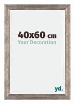 Fotolijst 40x60 cm - Metaal Vintage - MDF - Mura, Huis en Inrichting, Woonaccessoires | Lijsten, Verzenden, Nieuw