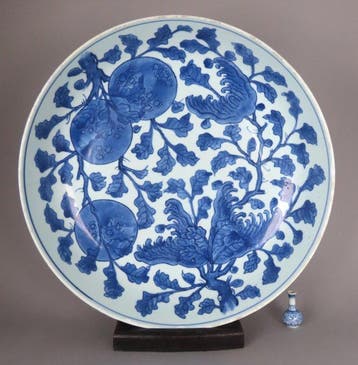 Kangxi (1662-1722) - Kom - THREE ABUNDANCES - LARGE SANDUO