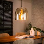 Fraaai Ariana hanglamp 1L drift glas - amber - Outlet A, Huis en Inrichting, Ophalen of Verzenden, Nieuw