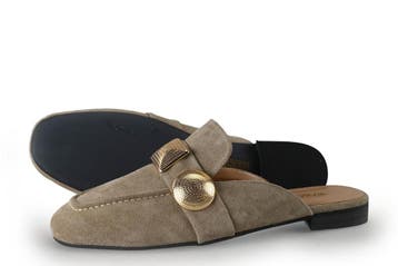 Babouche Muiltjes in maat 40 Beige, Kleding | Dames, Verzenden, Beige, Overige typen, Zo goed als nieuw