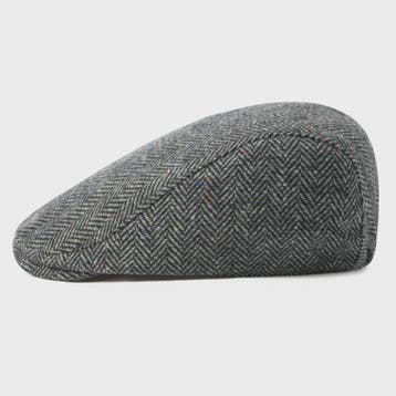 Heren Visgraat Wolmix Flat Cap - Stijlvolle Newsboy & Gatsby, Verzenden, Nieuw