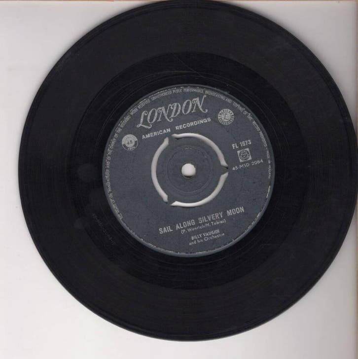 Billy Vaughn And His Orchestra – Sail Along Silvery Moon / R, Cd's en Dvd's, Vinyl Singles, Ophalen of Verzenden