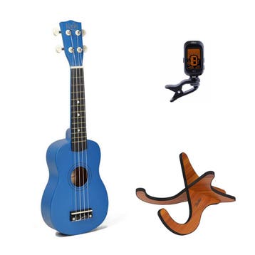 Korala UKS-15 sopraan ukulele set – inclusief stemapparaat, Ophalen of Verzenden, Nieuw