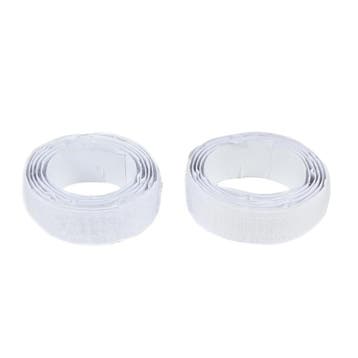 Benson Zelfklevend klittenband - wit - 19 mm breed - 2 x..., Ophalen of Verzenden, Nieuw