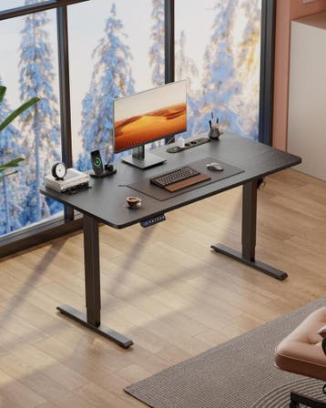 Zit sta bureau - Elektrisch - Verstelbaar - 120x60 cm - Zwar, Verzenden, Zo goed als nieuw