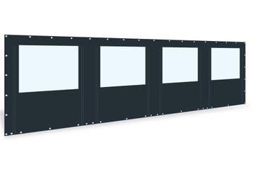 PVC zijwand raam en ritsen 8m breed-250cm hoog-kies je kleur, Tuin en Terras, Verzenden, Nieuw