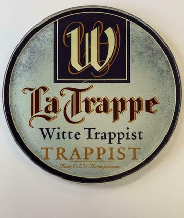 Occasion - Ronde taplens La Trappe Witte Trappist, Verzenden