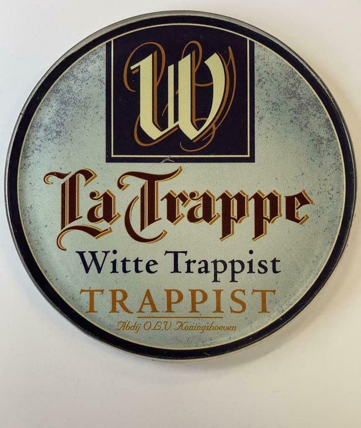 Occasion - Ronde taplens La Trappe Witte Trappist, Zakelijke goederen, Horeca | Overige, Verzenden