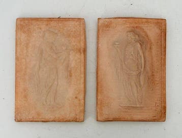 Decoratief ornament (2) - Grecolatino - Frankrijk - Koppel