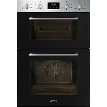 Smeg Cucina Inbouw Dubbele Oven CUCINA-DOSF400B 60cm - Zwart, Ophalen of Verzenden, Nieuw