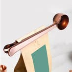 2-in-1 Koffieschep met Clip – RVS Maatschep voor Koffie, Verzenden, Nieuw