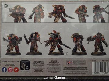 Chaos Space Marines Red Corsairs Raiders (Warhammer nieuw), Hobby en Vrije tijd, Ophalen of Verzenden, Nieuw