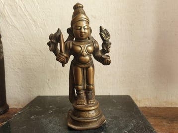 Shiva - 12 cm - Brons - 17e eeuw - 18e eeuw