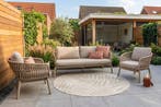 VDG Romeo rope stoel-bank loungeset - Latte, Verzenden, Nieuw, Overige materialen, Loungeset