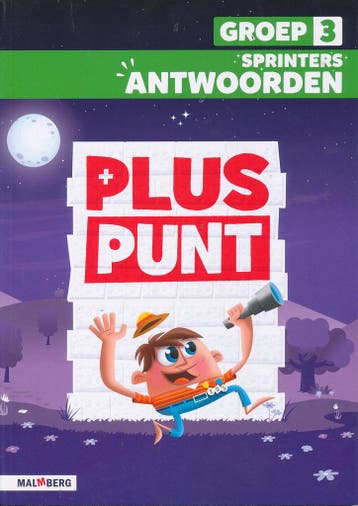 Pluspunt versie 4 Antwoorden Werkboek sprinters groep 3, Verzenden, Nieuw