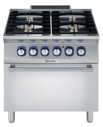 ELECTROLUX FORNUIS, GAS, 4 BRANDERS, ELEKTR.OVEN, 800 MM, Zakelijke goederen, Horeca | Keukenapparatuur, Verzenden, Nieuw in verpakking