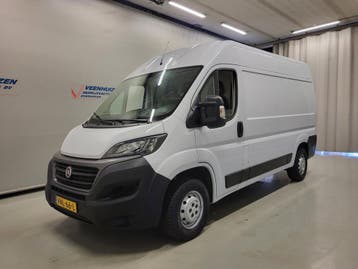 Fiat Ducato L2H2 | Financial Lease voor 236 p/mnd, Gebruikt, Euro 6, Overige carrosserieën, Wit