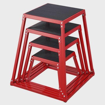 Metalen Plyo Box Springbox - Antislip Top - 12, 18, 24, 30 I, Verzenden, Nieuw