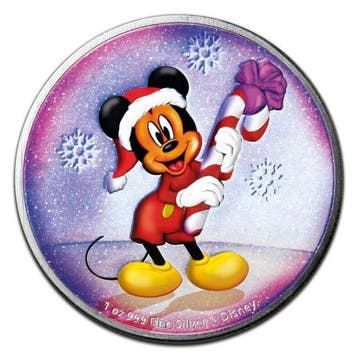 Niue. 2 Dollars 2020 1 oz Niue Disney Silver Mickey Mouse