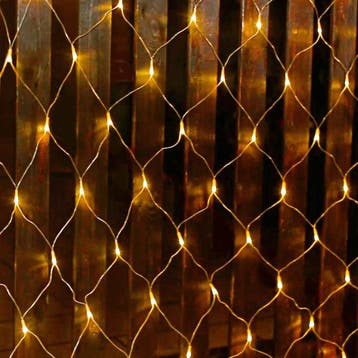 LED lichtnet kerst - 2 x 1.5 meter - Warm wit - 160 leds, Ophalen of Verzenden, Nieuw