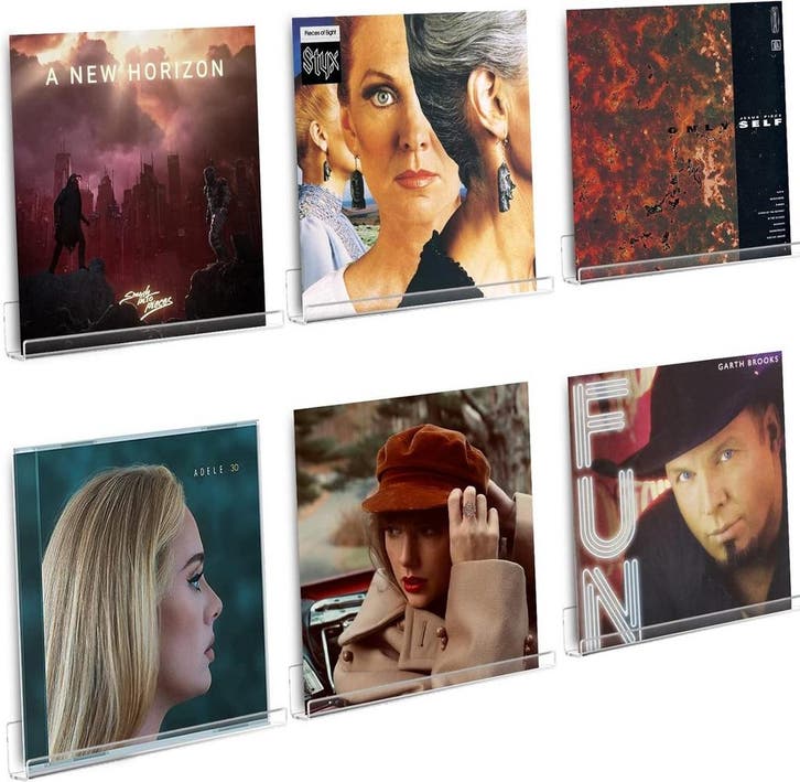 LP Houder aan de muur –  6 stuks – Inclusief bevestigingsmat, Cd's en Dvd's, Vinyl | Overige Vinyl, Ophalen of Verzenden