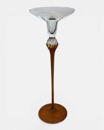 La Murrina - Kaarsenstandaard met oor tulp - Muranoglas