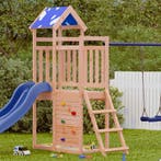 vidaXL Speeltoren Bruin 110,5 x 52,5 x 215cm Massief Douglas, Kinderen en Baby's, Speelgoed | Buiten | Speelhuisjes, Verzenden