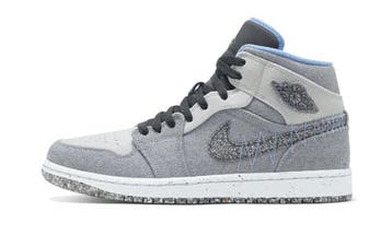 Air Jordan 1 Mid Crater Grey University Blue, Kleding | Heren, Schoenen, Nieuw