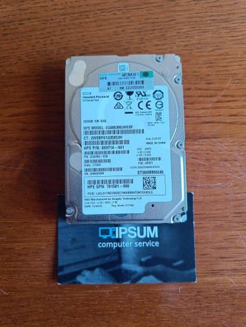 HP 300GB 10k SAS schijf 869714-001, Ophalen of Verzenden, Refurbished, HP