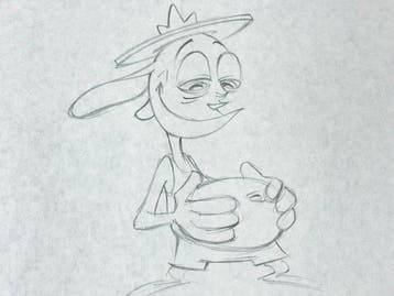 The Ren & Stimpy Show - 1 Originele animatietekening, van, Cd's en Dvd's, Nieuw in verpakking