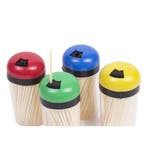 Benson Cocktailprikkers in dispensers - Hout - 6.5 cm - S..., Ophalen of Verzenden, Nieuw