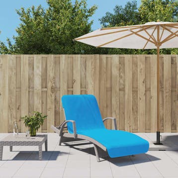 vidaXL Strandhanddoeken 2 st 400 g/m² 75x200 cm stof, Verzenden, Nieuw