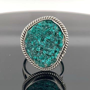 Zilver - Ring - Natuurlijk apatiet