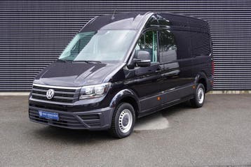 Volkswagen Crafter 140pk Automaat L3H3/L2H2 Apple carplay Ca, Automaat, Gebruikt, Volkswagen, Zwart