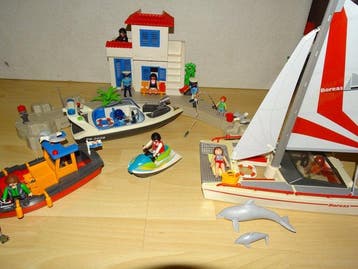 Playmobil - City - PB-2028 - Playmobil Haven met boten -
