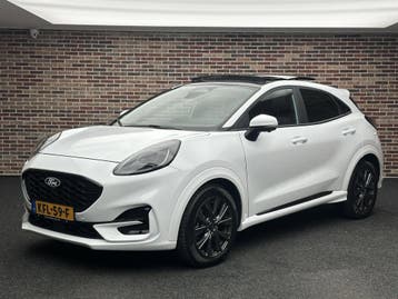 Zakelijke Lease |  Ford Puma 1.0 Turbo Hybrid ST-Line X, Automaat, Euro 6, Wit, SUV of Terreinwagen