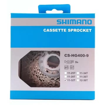 Shimano 9-speed cassette - duurzaam staal - 11-32T - zilv..., Ophalen of Verzenden, Nieuw, Derailleur of Ketting