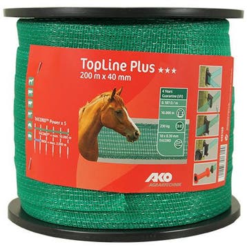 AKO TopLine Plus schriklint groen 4 cm-200 meter, Ophalen of Verzenden, Nieuw