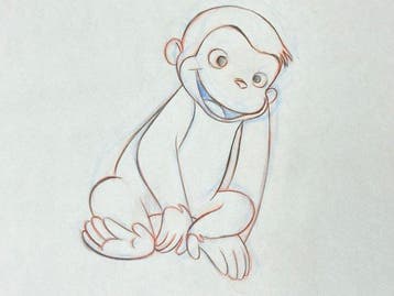 Universal Studios - Originele animatietekening - Curious, Nieuw in verpakking