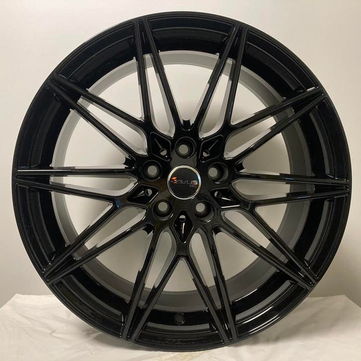 19 inch velgen Avus MB5 | oa voor A3 Golf Leon 5x112 Zwart, Auto-onderdelen, Banden en Velgen, Nieuw, 19 inch, Ophalen of Verzenden