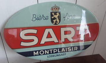 Sart - Reclamebord - glascoide